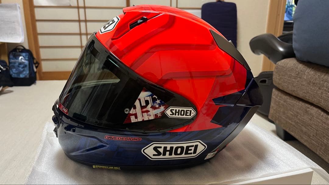 SHOEI X-Fifteen マルケス7 Mサイズ