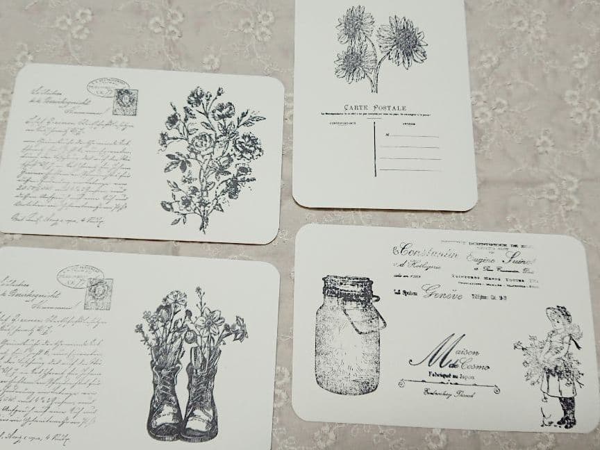 ＊ポストカード風紙モノ＊