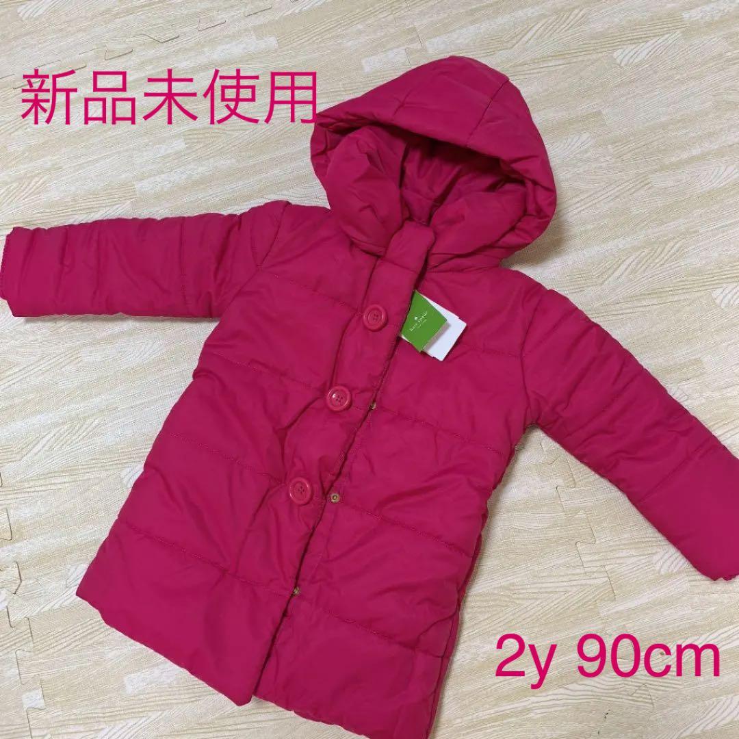 えり　新品未使用☆ケイトスペード キッズ　ドット ピンク　ダウン