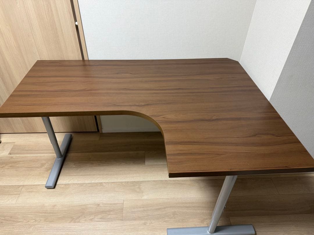 【ニトリ(NITORI)】L字型デスク（廃盤商品）プレフェ