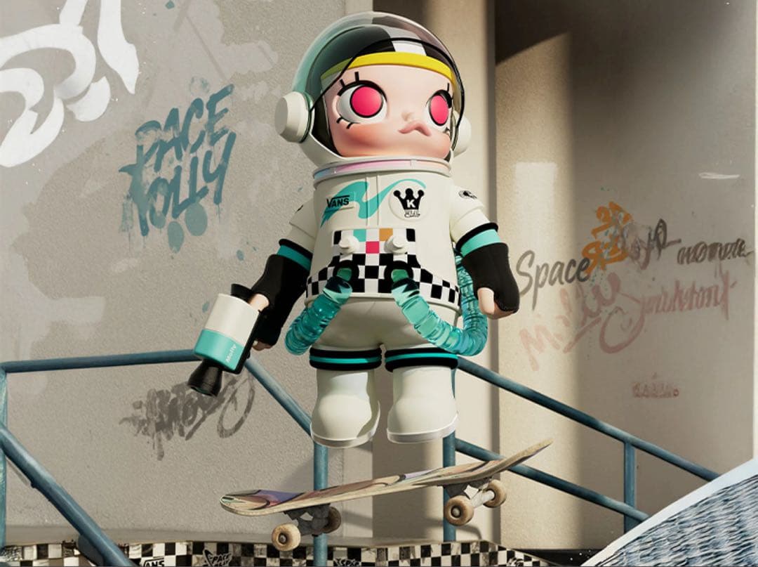 新品❣️POPMART MEGA SPACE MOLLY 400% VANS