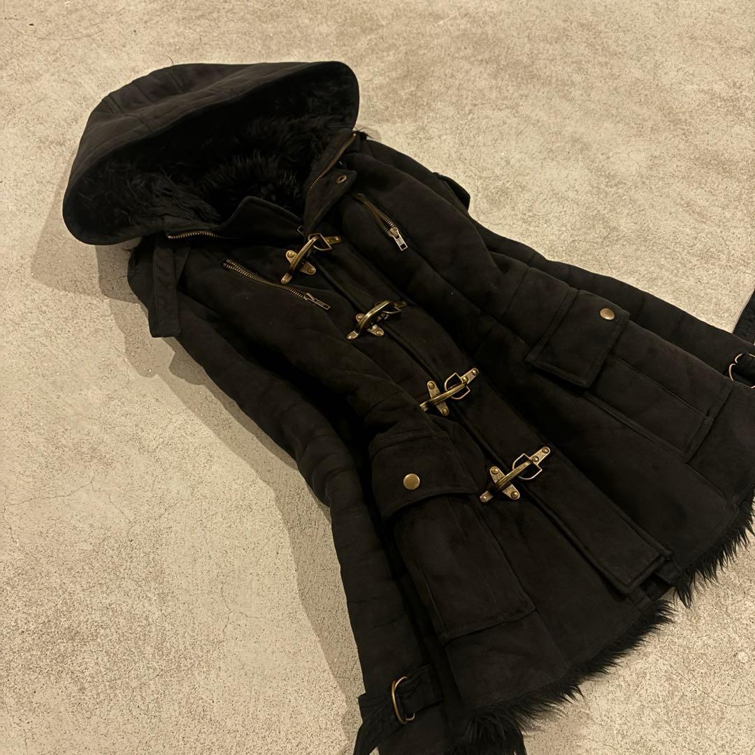 00’s archive ファー ファイヤーマンジャケッ Y2K ダークコア