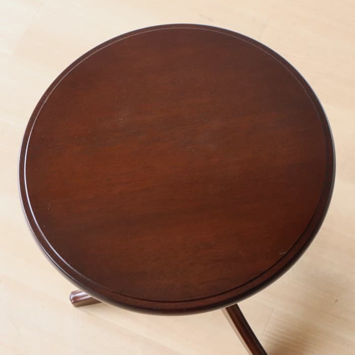 マルニ サイドテーブル 丸 レトロ 古家具 木製 カフェ 喫茶