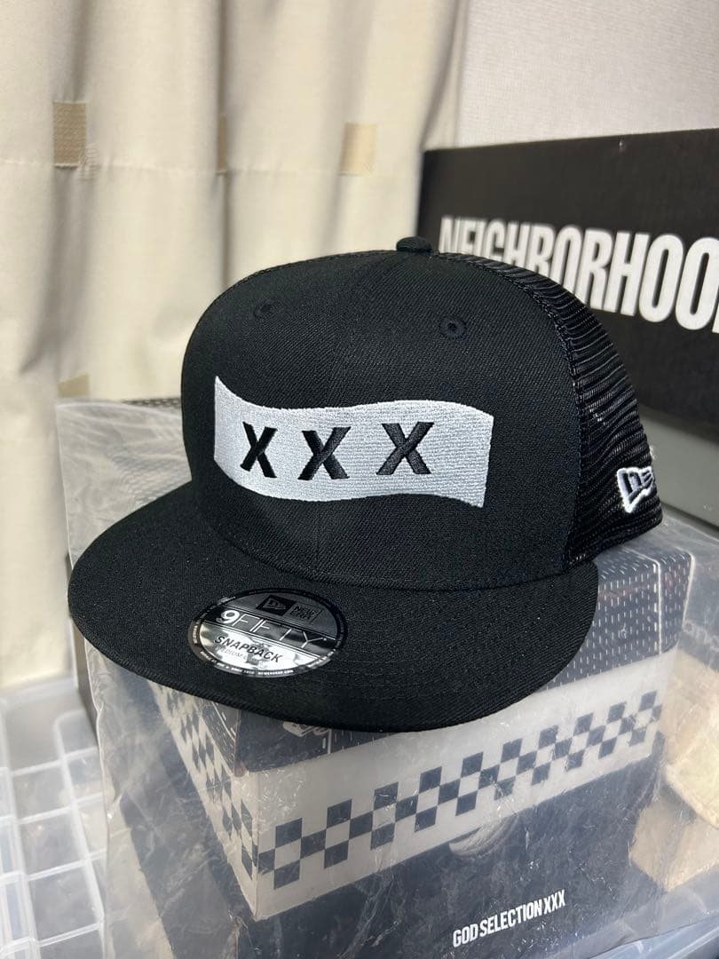 帽子 GOD SELECTION XXX NEWERA MESH CAP