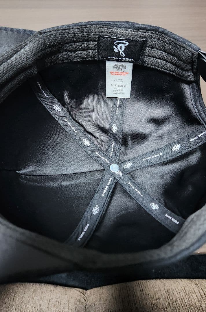 syna world STAR CAP BLACK キャップ