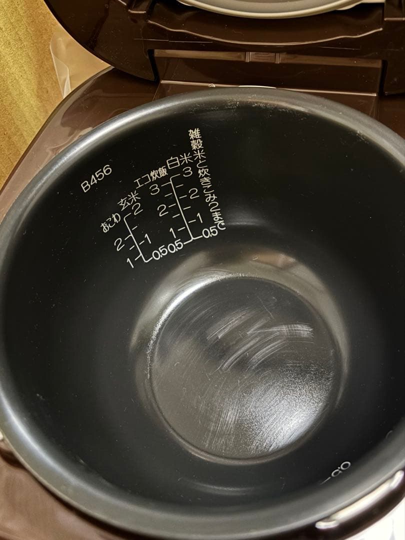 ZOJIRUSHI 豪熱沸とうIH炊飯器 ３合 ステンレスブラウン