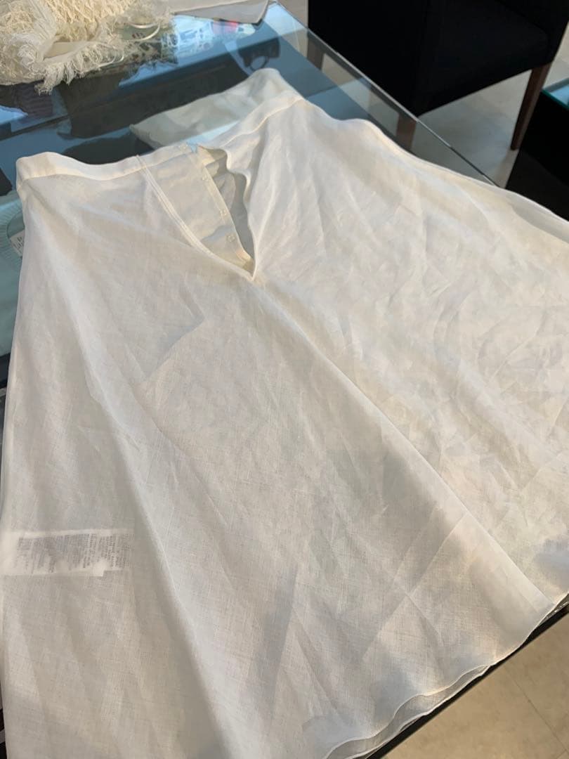 【正規品】ERMANNO SCERVINO ホワイト レース プリーツスカート