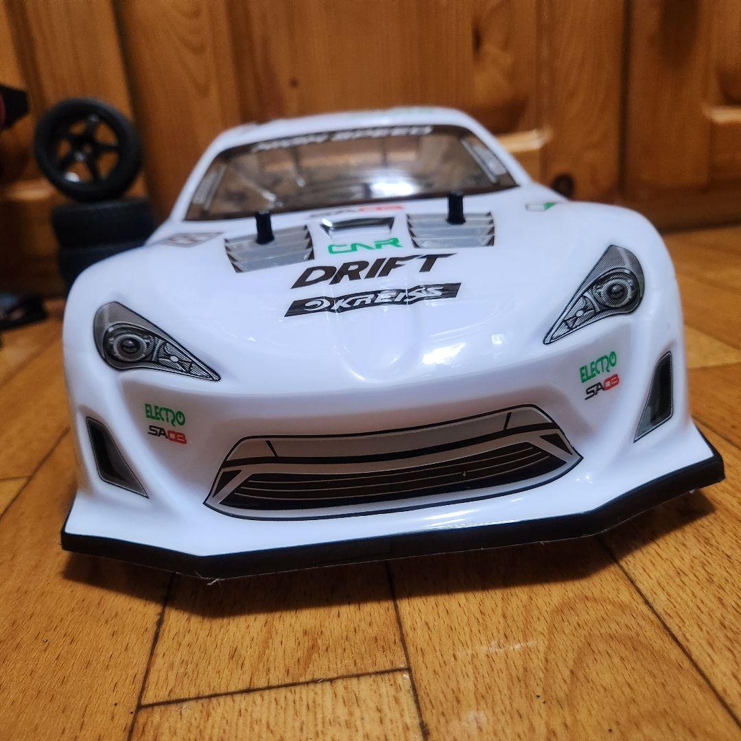 タミヤ ドリフト ラジコン フルセット　TT01　白　86　　③　　　　tt02