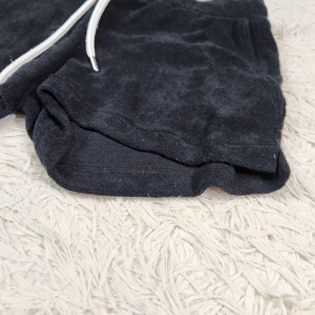 ムータマリン セットアップ ジャケット ダブルジップ ロゴ 刺繍 ベロア生地 M