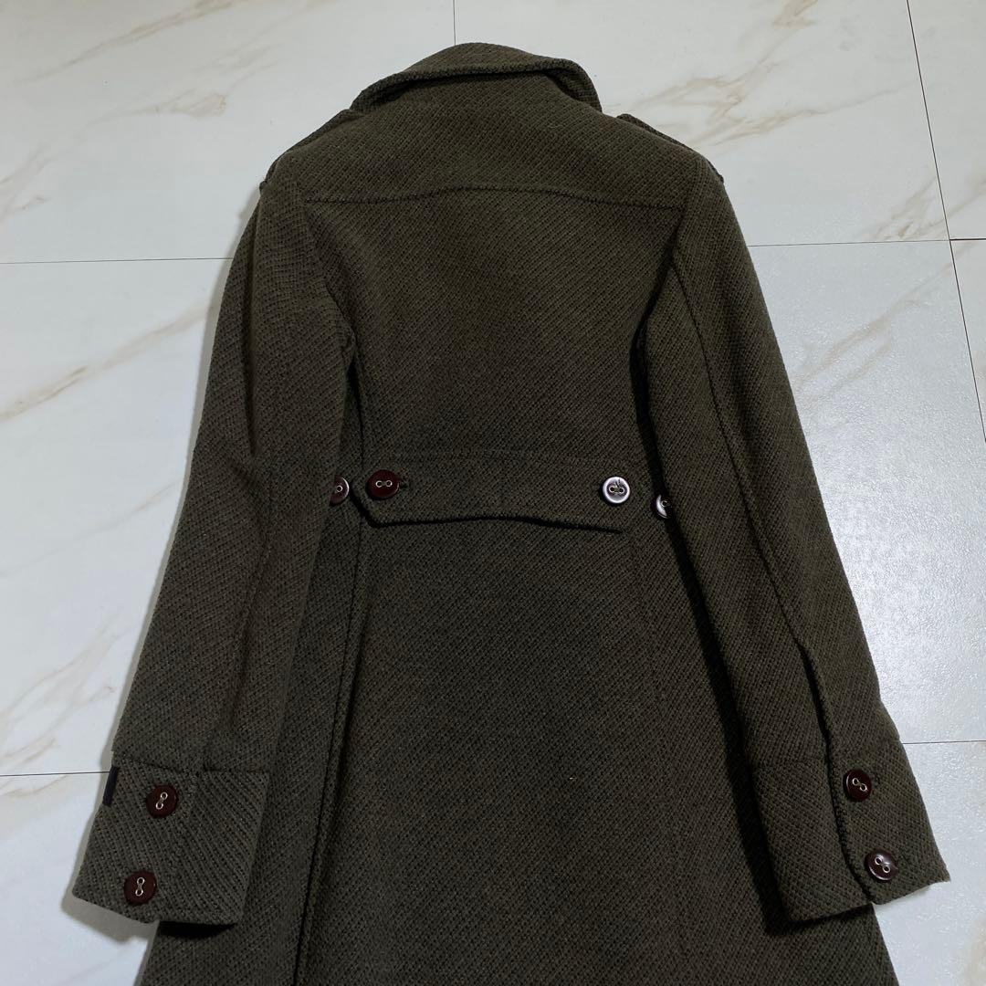 希少⭐︎ディーゼル ミリタリー調 ダブルフェイス ダブルブレストロングコート 花柄