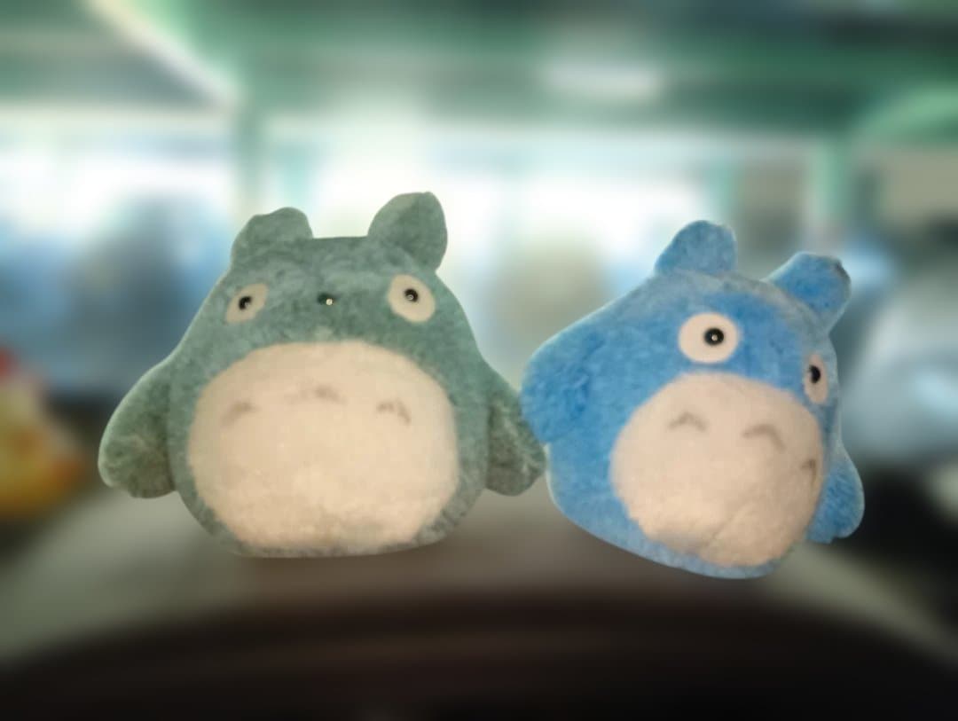トトロ ぬいぐるみ グリーン ブルー 2色セット