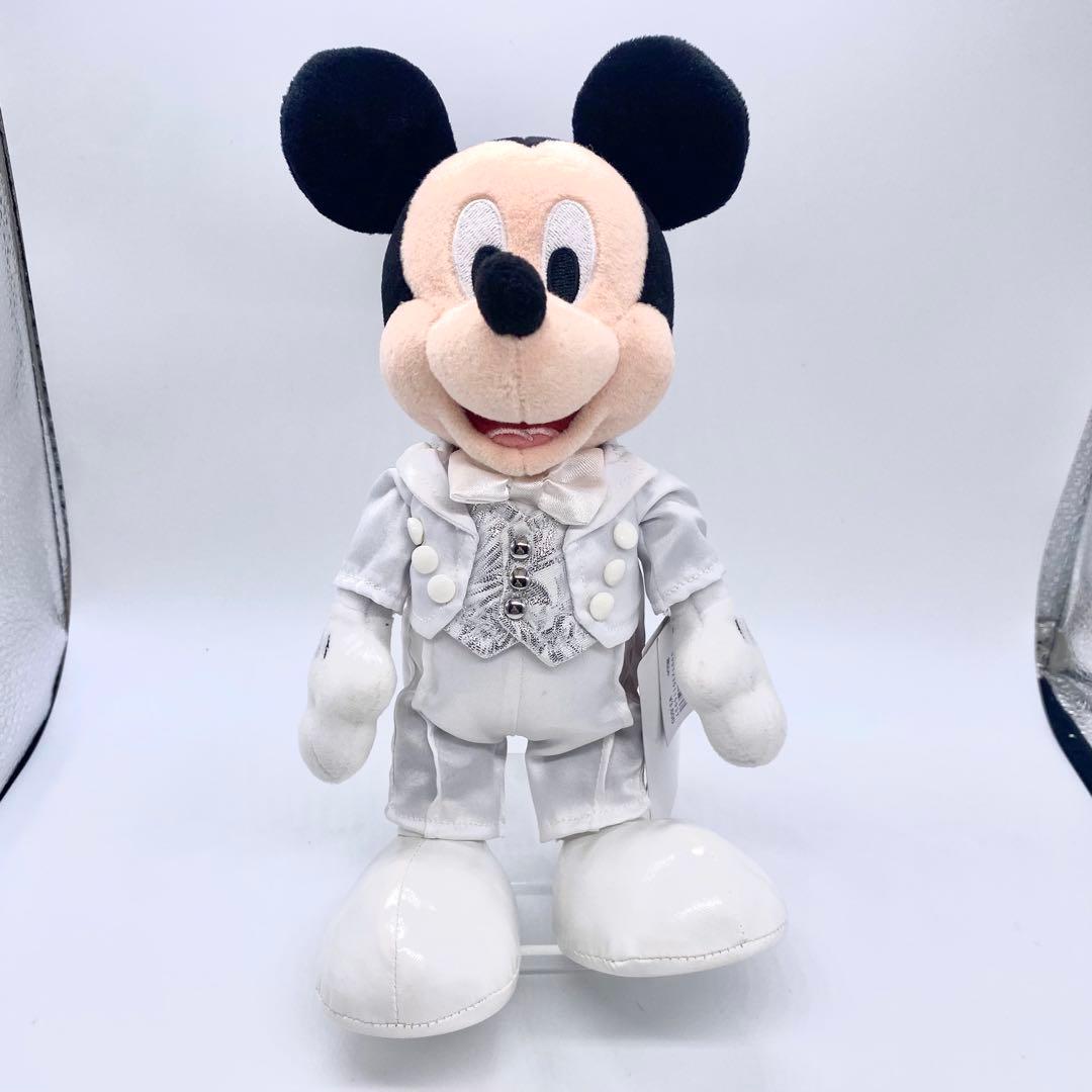 ビッグバンドビート　白タキシード　ミッキー　ぬいぐるみ