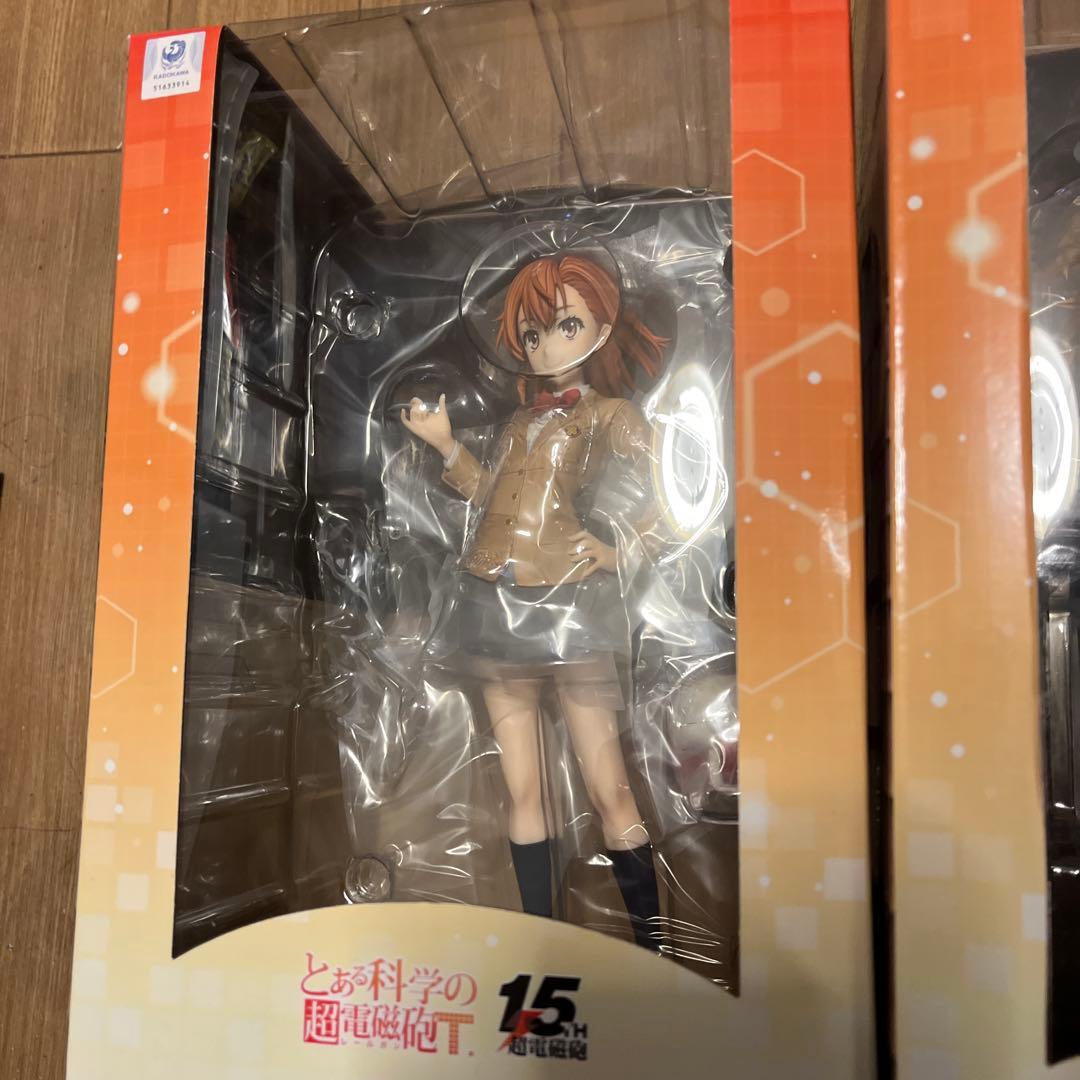 未開封　とある科学の超電磁砲　15周年フィギュア 御坂美琴　食蜂操祈