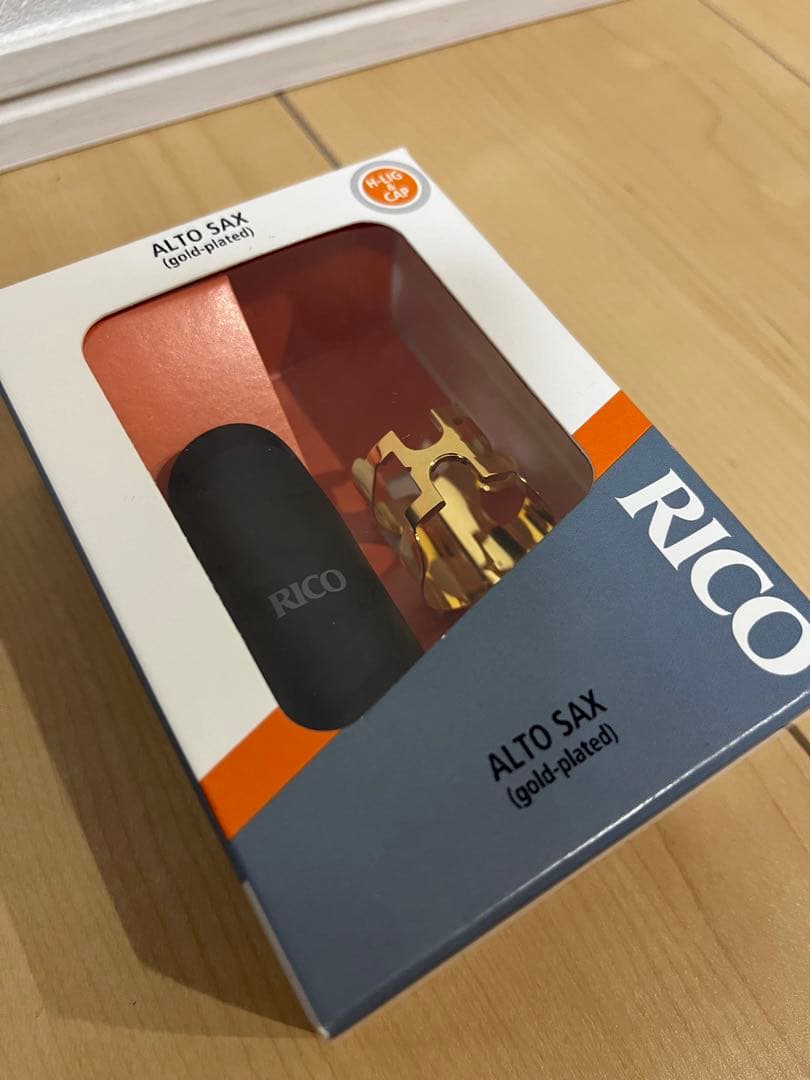 RICO ALTO SAX (gold-plated) Hリガチャー