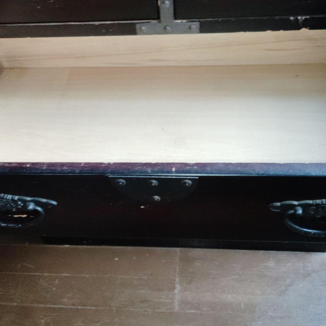 レトロ 骨董品 民芸調 モダン和箪笥　民芸家具 伝統的な木製 箪笥