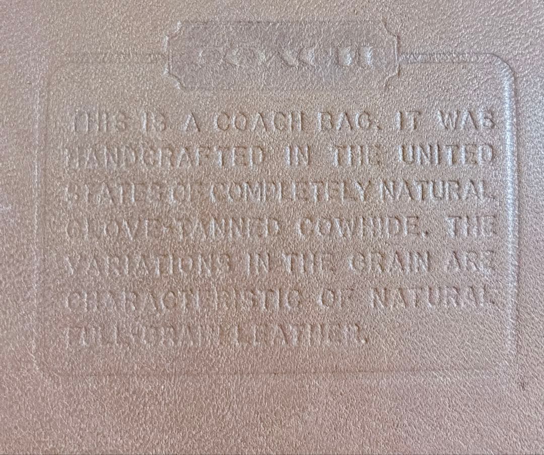 COACH オールドコーチ 9085 本革 ショルダーバッグ