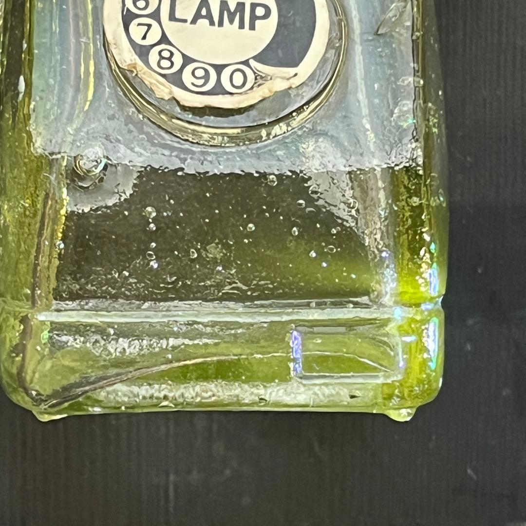 【珍品】ウランガラス 電話型 オイルランプ ボトル ガラス ビン アンティーク