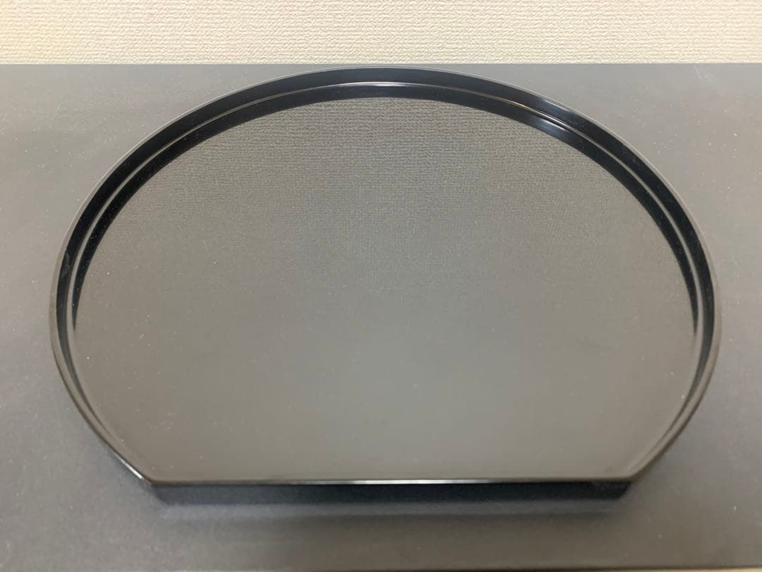 川連漆器　半月盆　尺2 尺二　5枚セット