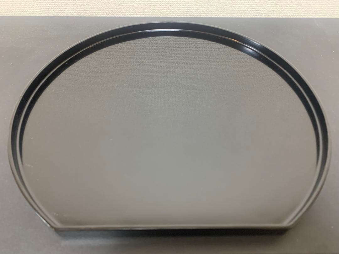 川連漆器　半月盆　尺2 尺二　5枚セット