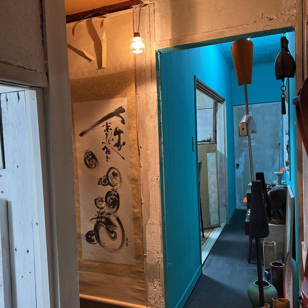 古美術 時代物 骨董品　掛け軸　七転び八起き だるま 箱入り