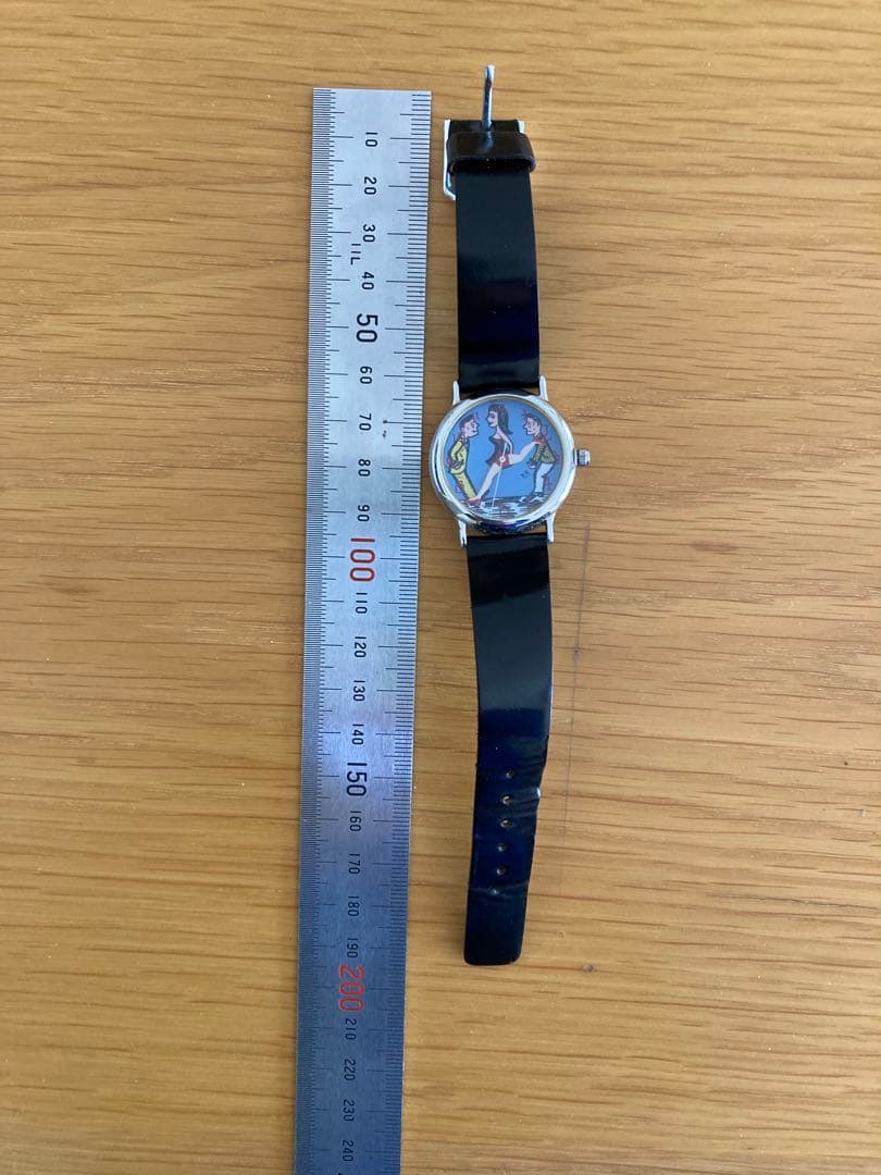 河村要助イラスト時計