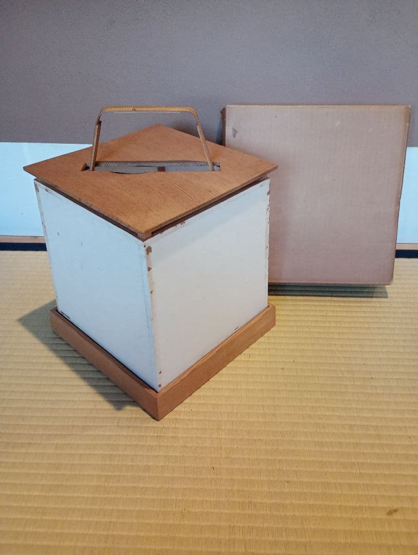 【茶道具】木地座敷行灯　夜咄　茶事道具　水屋道具　その他983