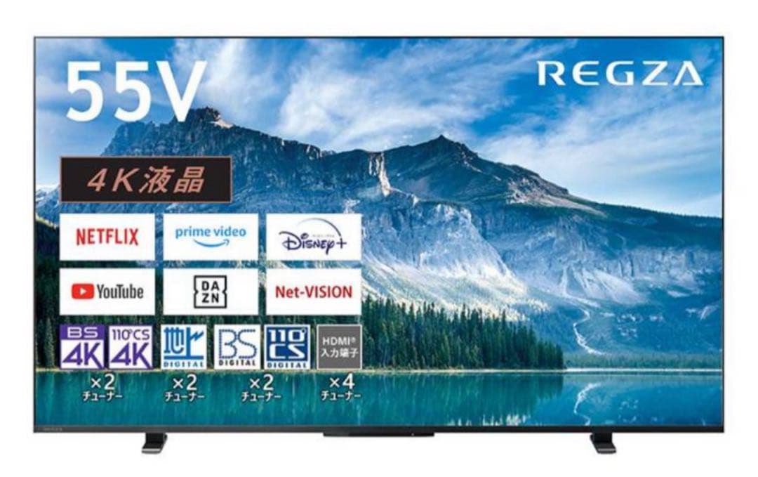 REGZA 55C350X ジャンク 映らない 電源ランプ点滅 東芝 55型