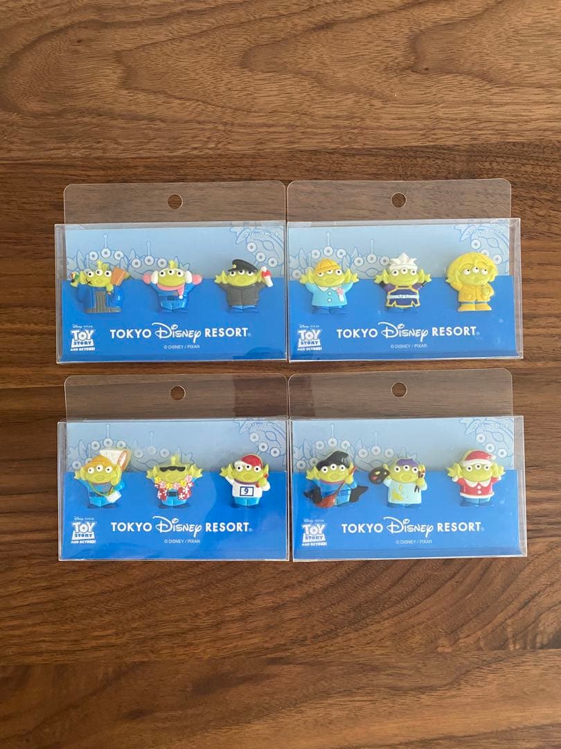 【未開封希少】ディズニーリゾート リトルグリーンメン マンスリー クリップ