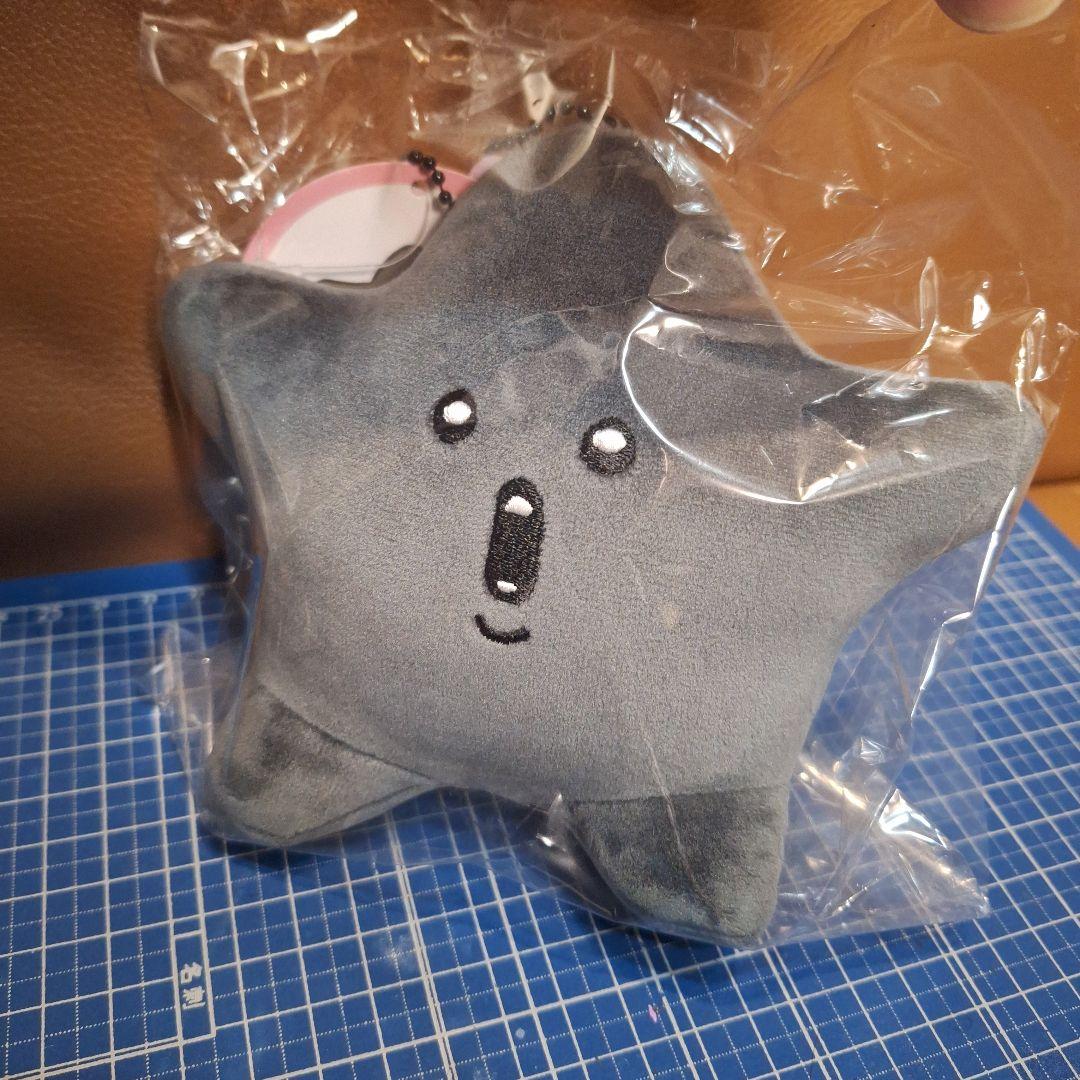 ちいかわ　黒い星　マスコット　ぬいぐるみ　　黒い流れ星　ナガノ