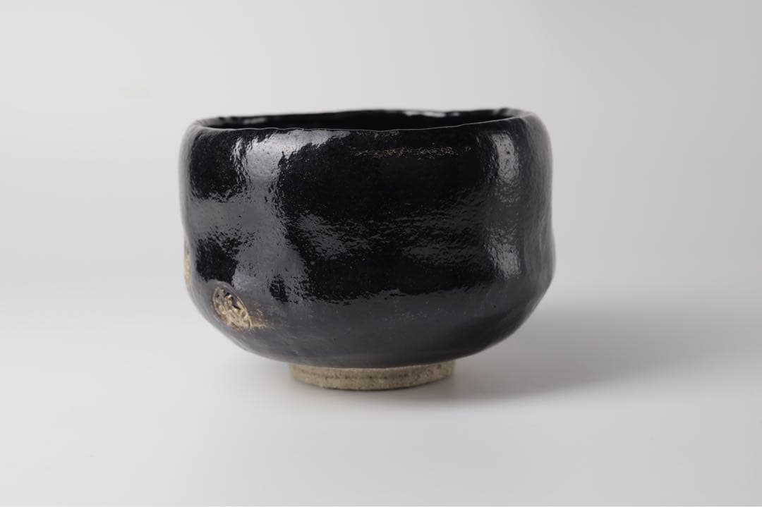 SMILE.TH 様　黒樂　数印　外富士　茶碗