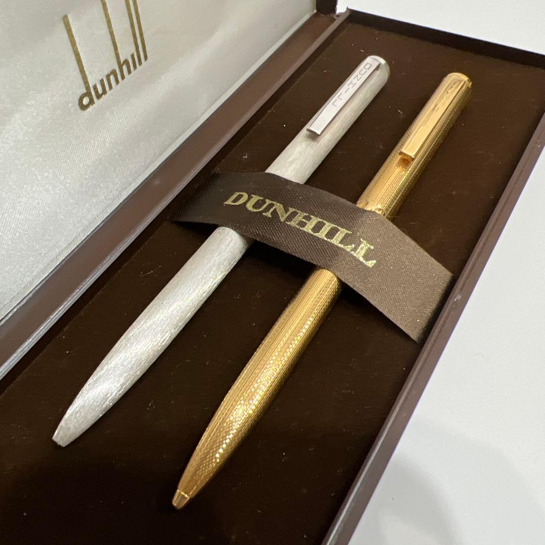 Dunhill ダンヒル　ボールペン　ゴールド・シルバー　2本セット