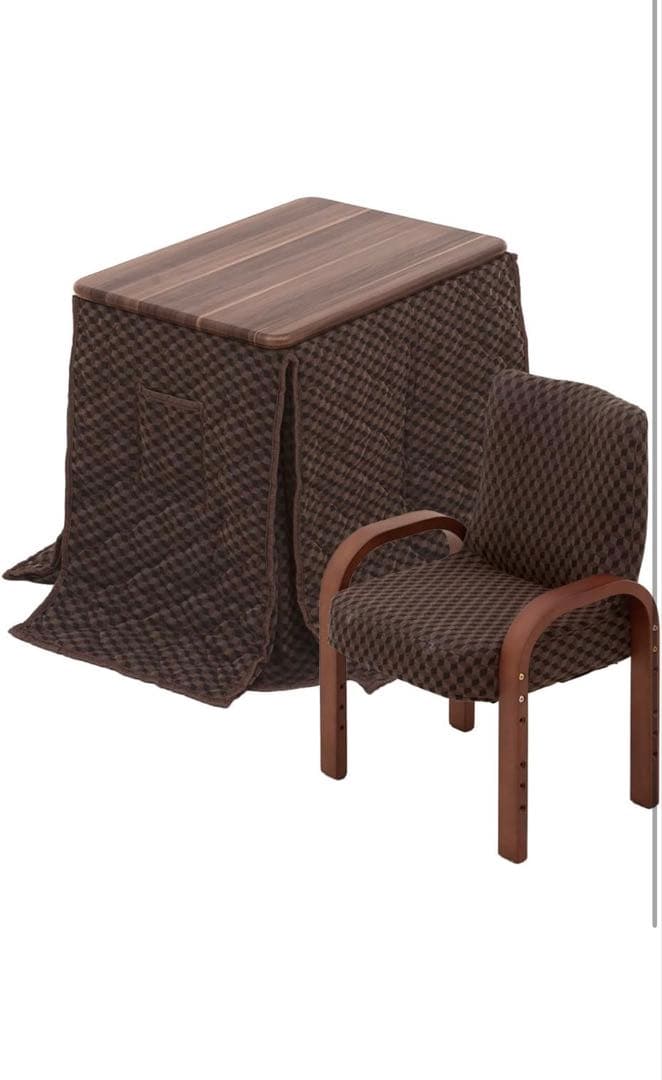 に*﻿様 テーブルセット　テーブルクロスおまけ　掛け布団付きこたつセット　1人暮