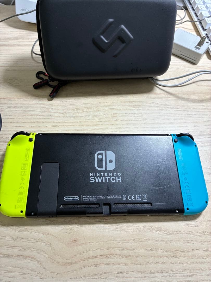 Nintendo Switch 青/黄 箱あり