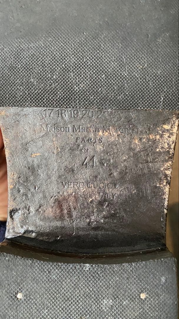 マルジェラ　革靴　ローファー　41 ブラック