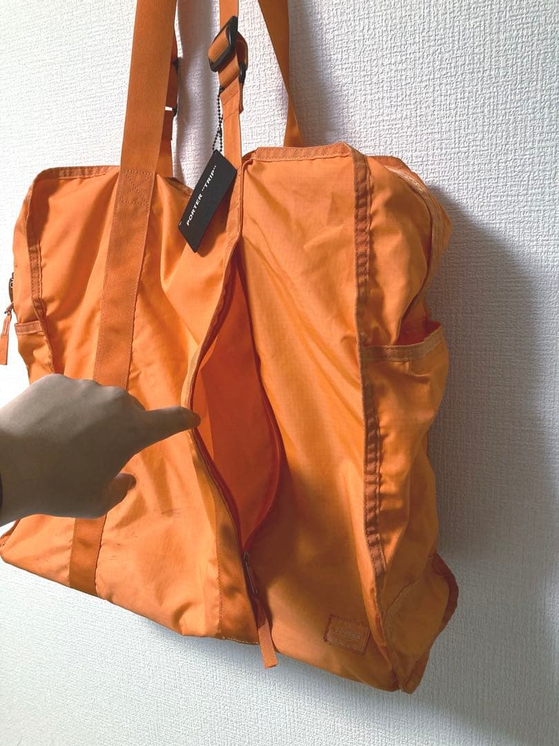 PORTER TRIP ボストンバッグ オレンジ
