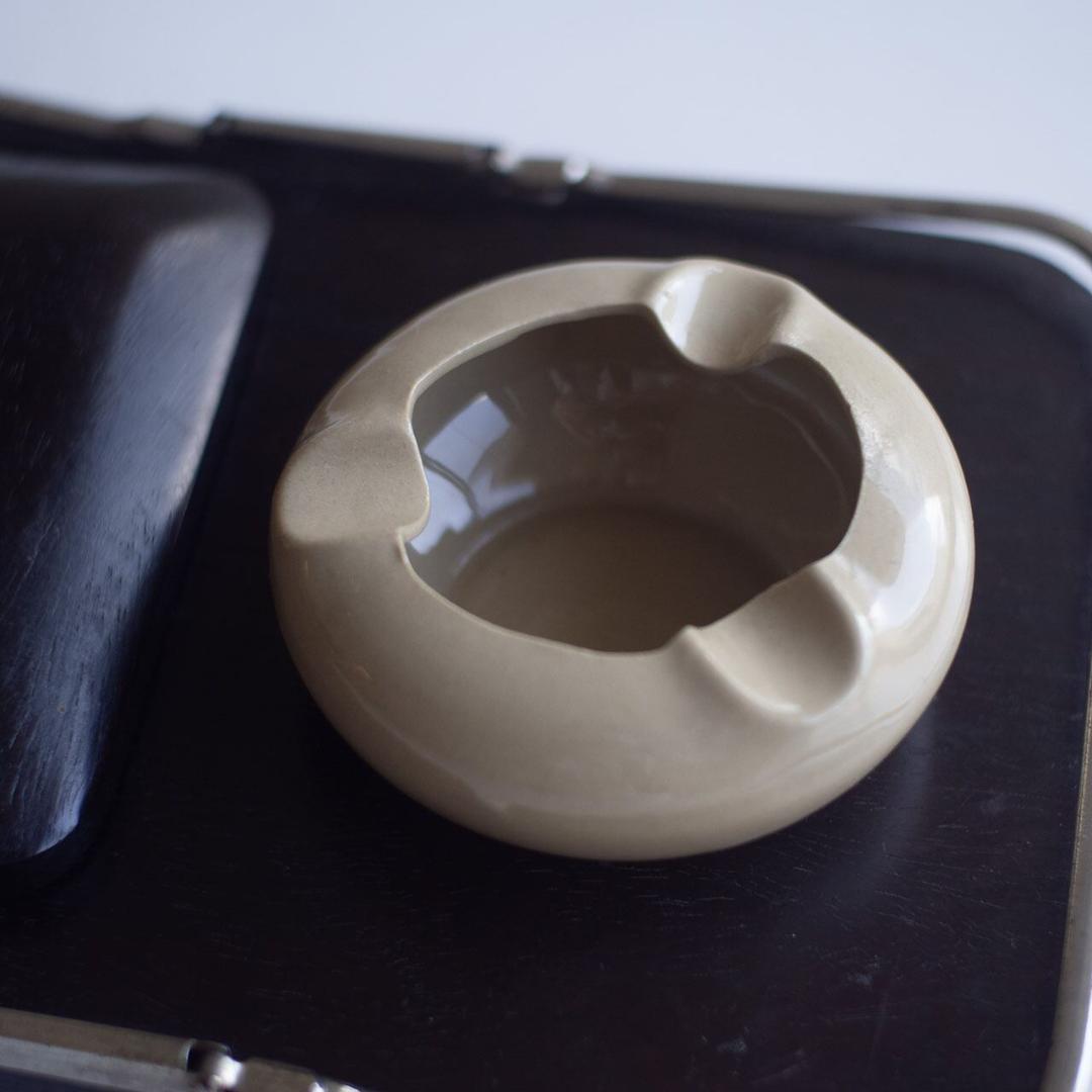 陸軍 煙草盆 「歩兵第五十聯隊第三中隊 幹部一同」