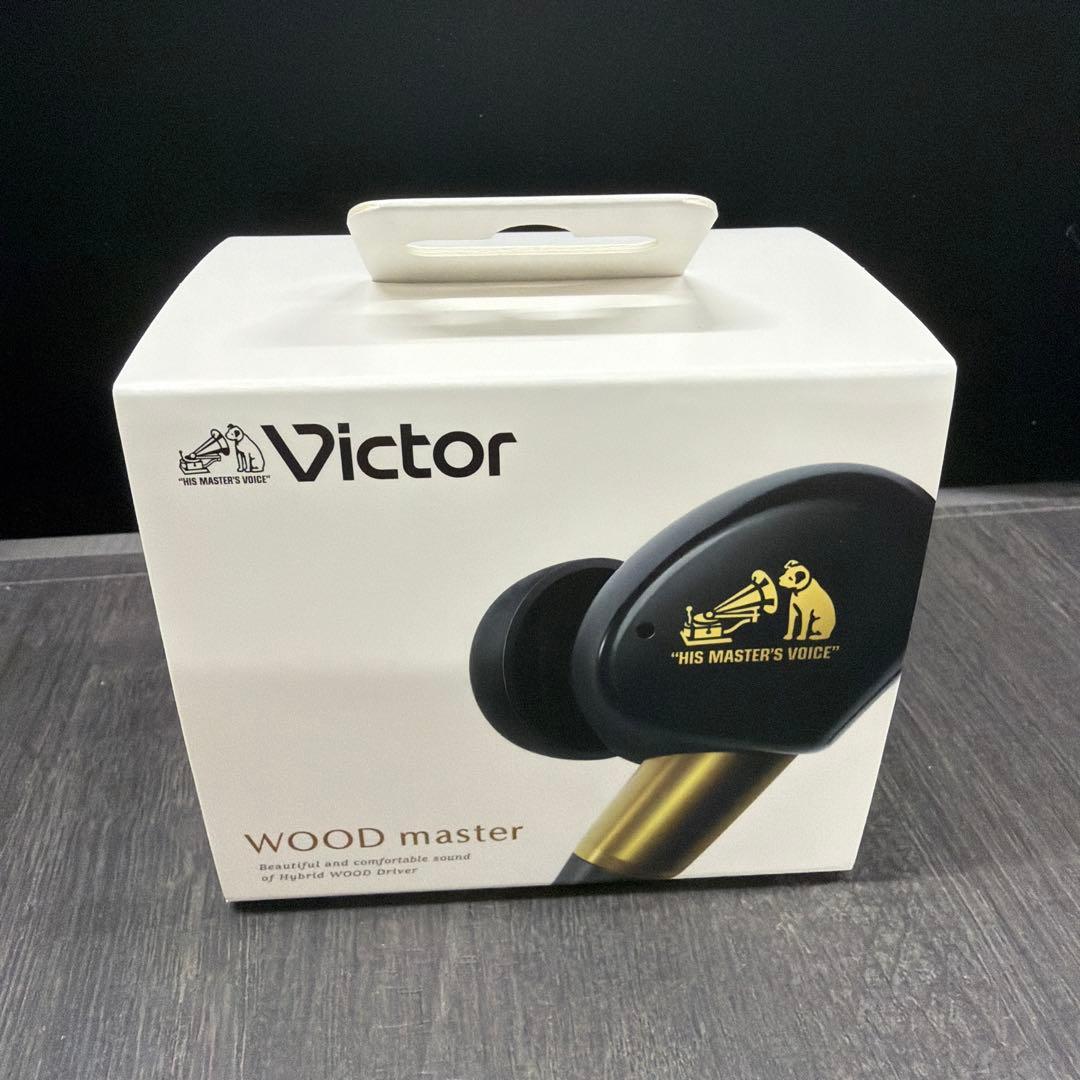 Victor WOOD master ワイヤレスイヤホン(ピアノブラック)