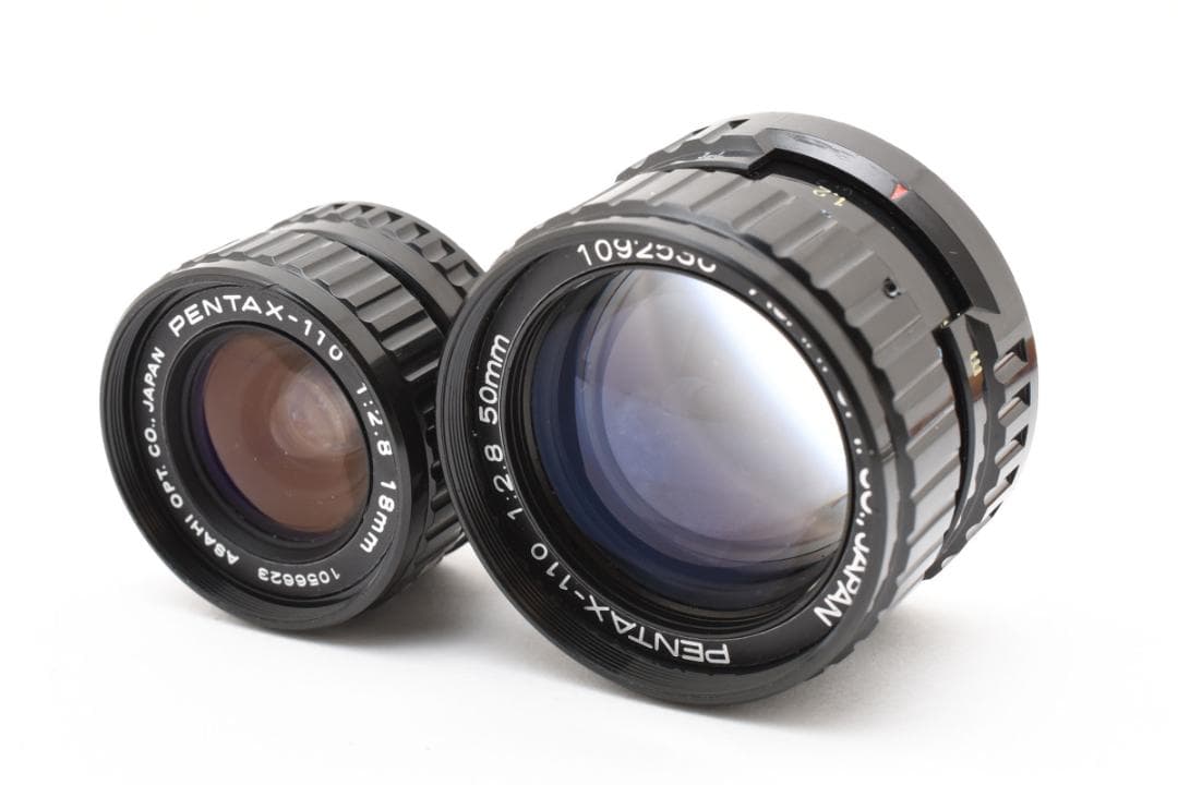 #247★動作品★PENTAX AUTO 110 レンズ2本セット