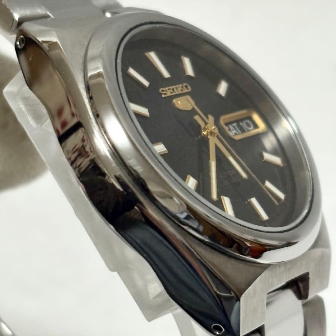 SEIKO★5 腕時計 自動巻き 21石 7S26-02S0 デイデイト