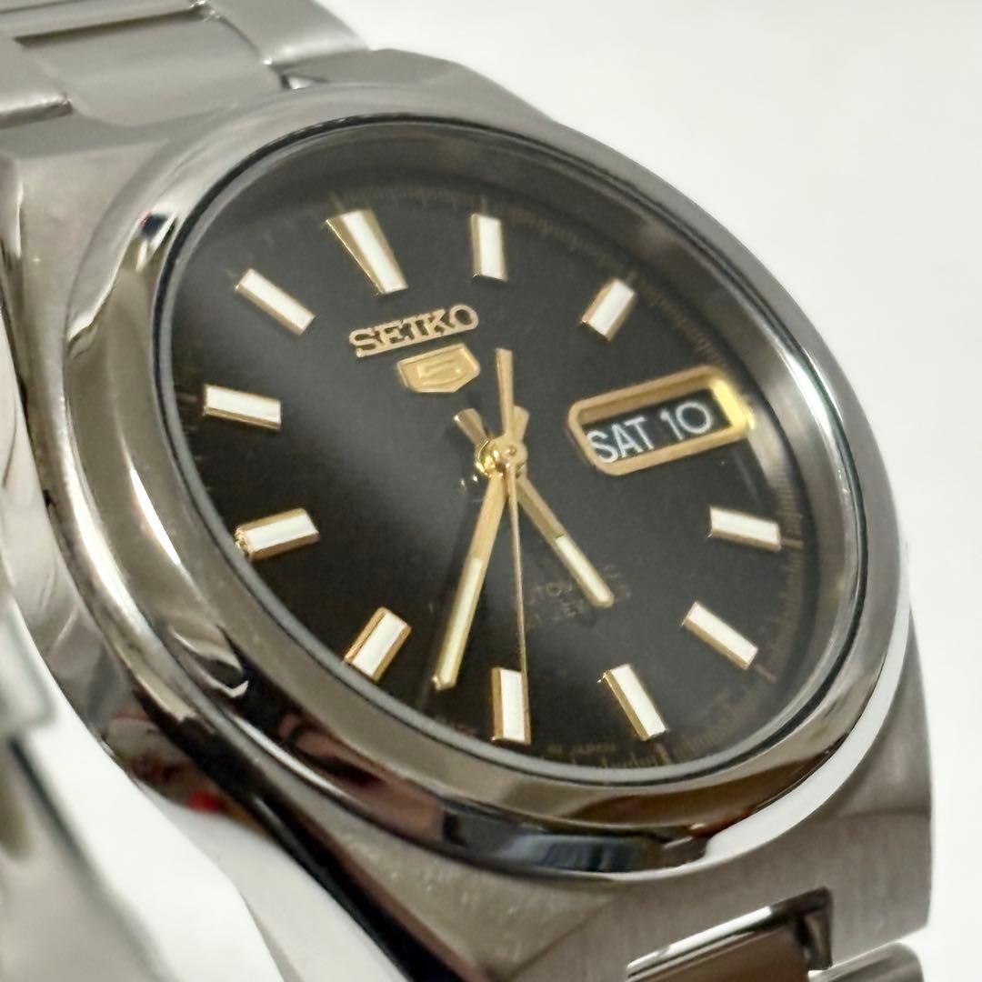 SEIKO★5 腕時計 自動巻き 21石 7S26-02S0 デイデイト