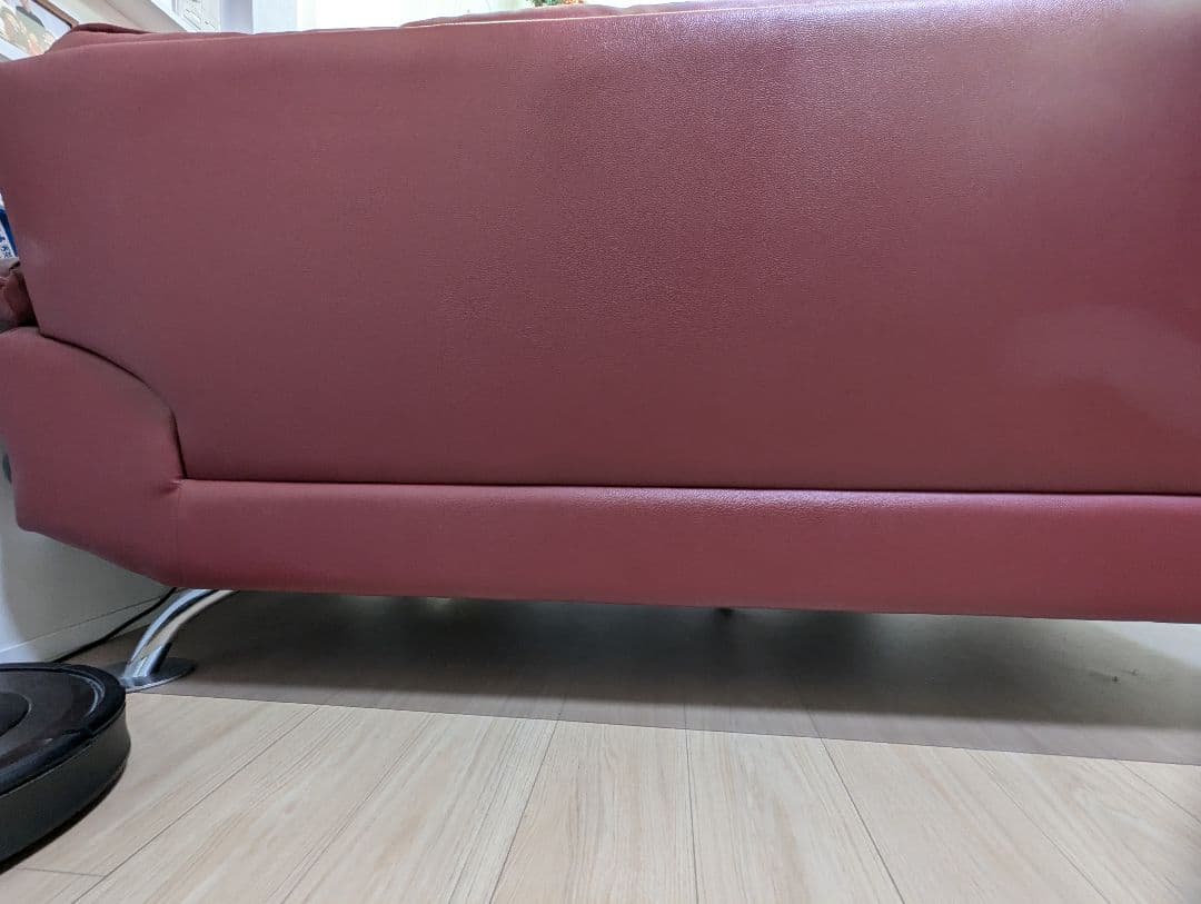 みちみち　ニトリ　ロゾ　ソファー　赤　レッド　中古　直接取引可（静岡県）
