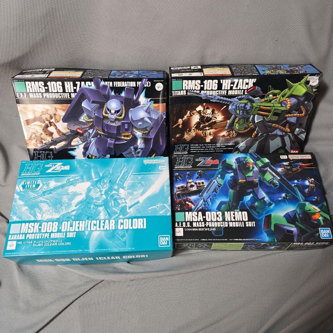 HG ハイザック&ハイザック（連邦）&ネモ&ディジェ