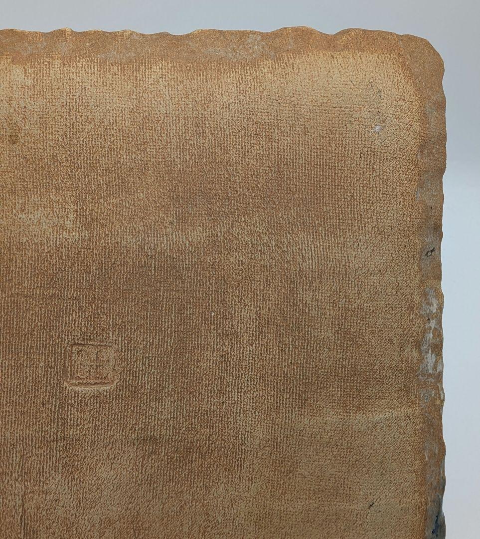 寺田みのる 瀬戸焼 陶額「富士山」 用心箱合布 飾り皿 大皿 角皿 インテリア