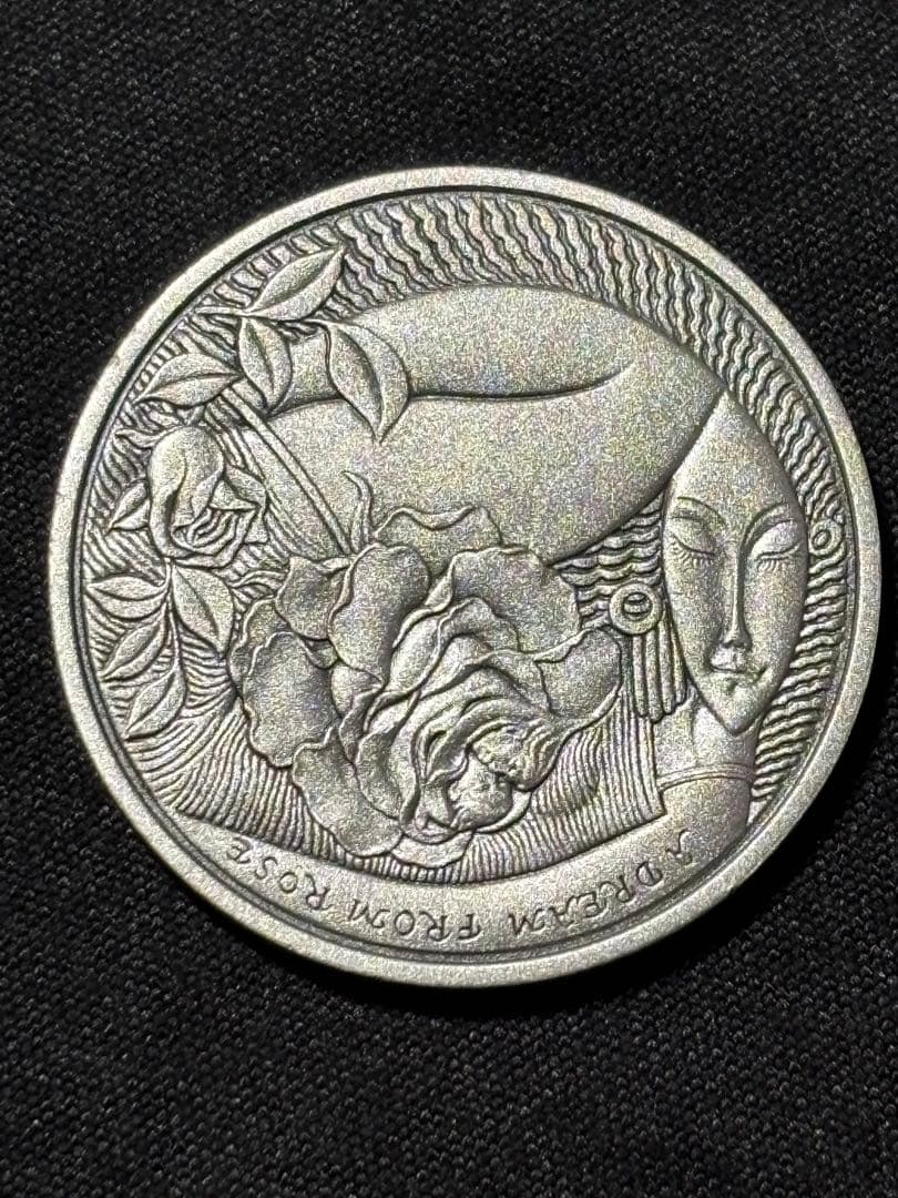 【希少！レア】国際デザインコンペティション2007「愛の物語」純銀メダル！