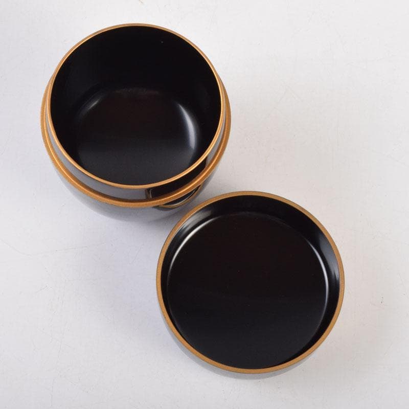 茶道具　漆匠　遠山哲山造　秋草蒔絵　大棗　共箱　C　9188