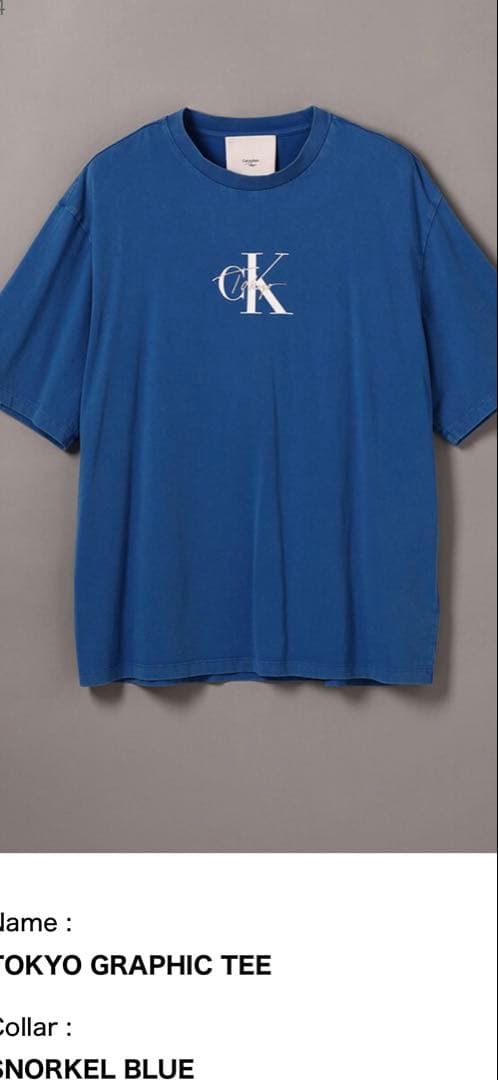  　原宿オープン限定　Tシャツ　青