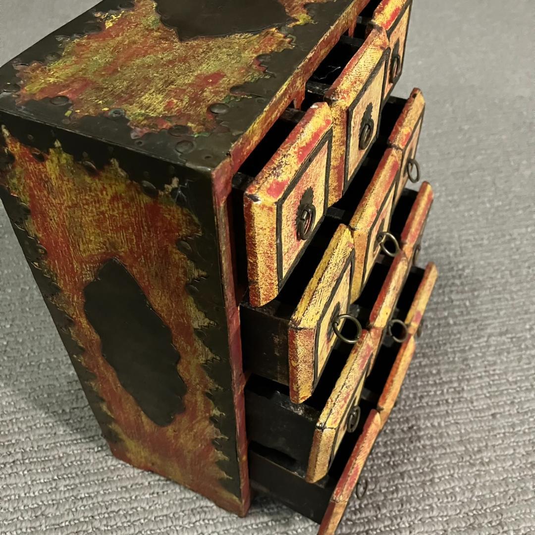 薬箪笥 薬棚 アクセサリー入れ 多引き出し