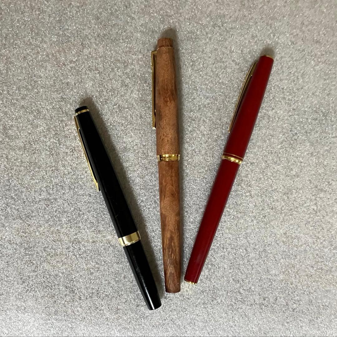 ビンテージ アンティーク 昭和レトロ パイロット 万年筆 ３点セット