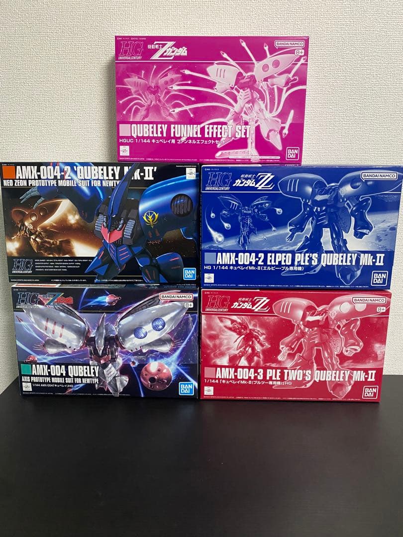 AMX-004シリーズ キュベレイ 4点+エフェクトセット