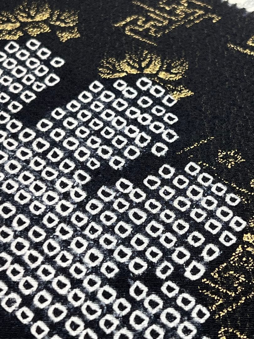 名門藤原織物　振り袖　フルセット　別誂長襦袢付　金駒刺繍　絞り　袋帯　701